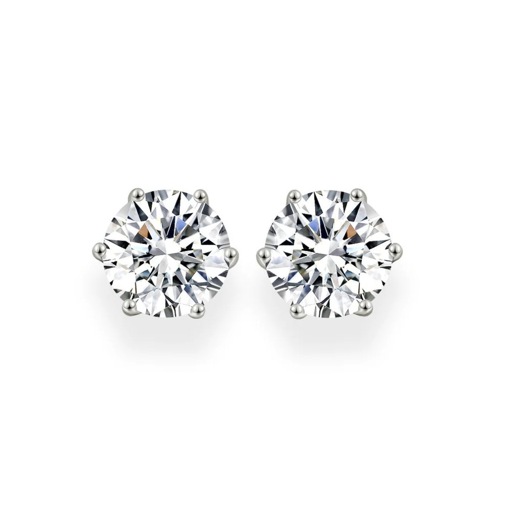 Ana Zuckerman Luxury Mini Studs Silver
